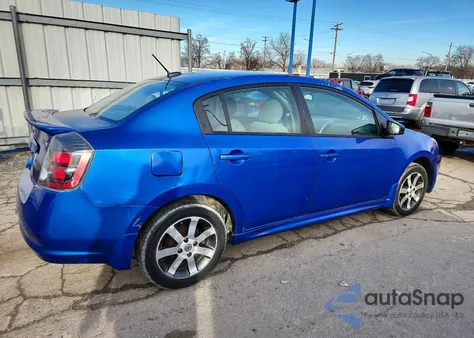 2012 Nissan Sentra 2.0 из США, поврежденный, VIN 3N1AB6AP6CL725481